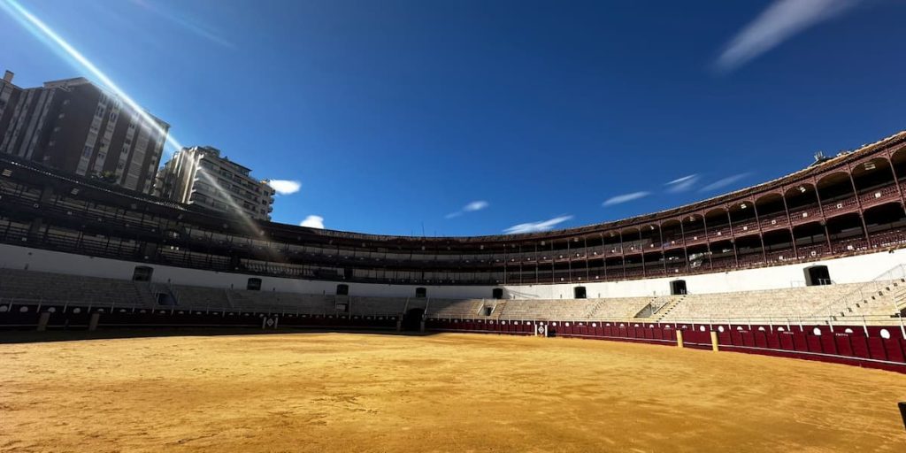 Panoramic view of bullring